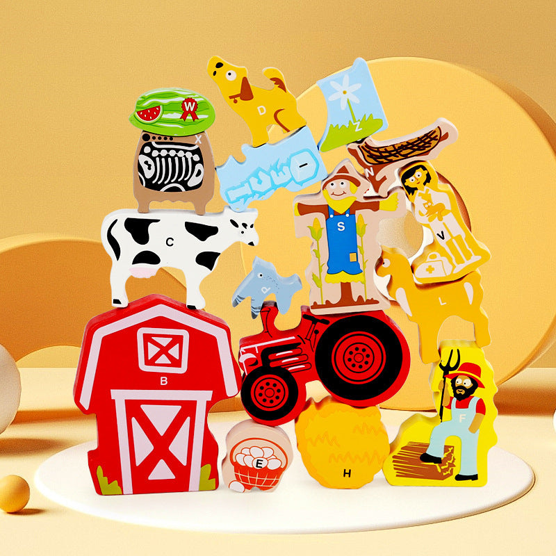 Children's Baby Cartoon Traffic Animal 3D Puzzle Model