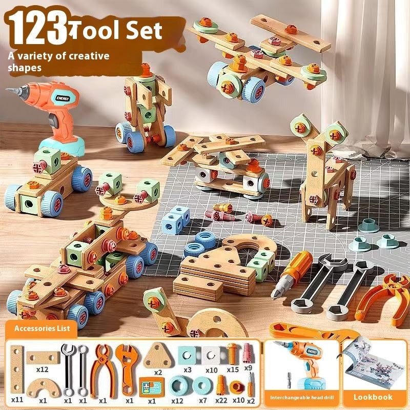 Children's Screw Toy Assembly And Disassembly Educational Concentration Boy
