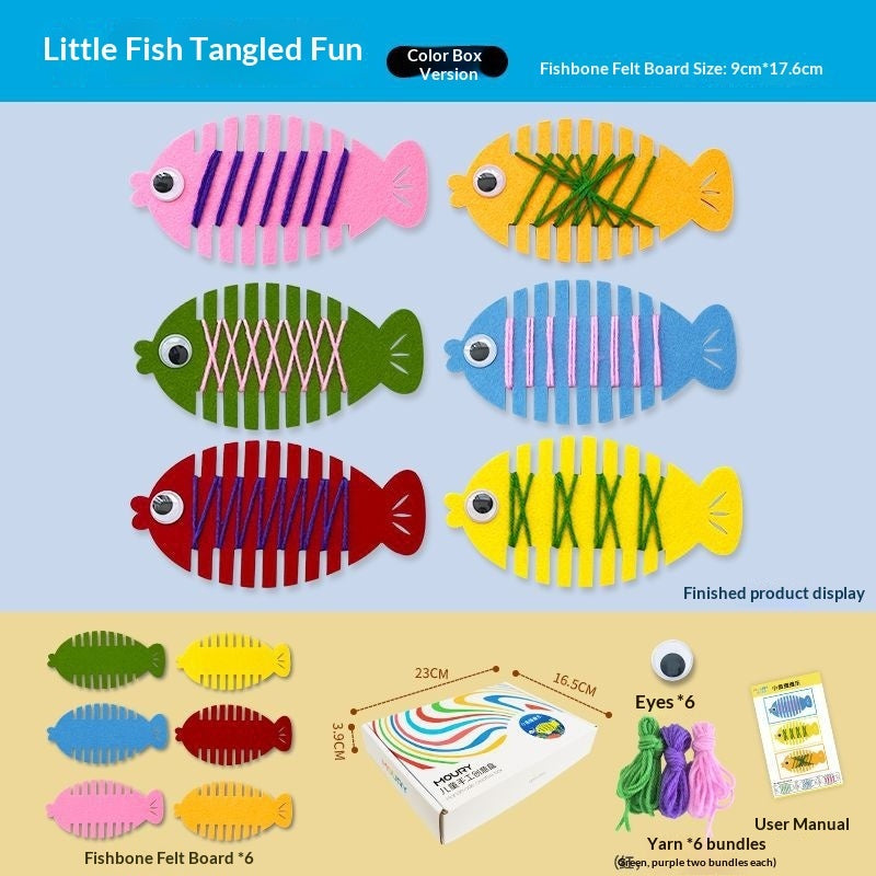 Kids Yarn Wrapping DIY Craft Kit