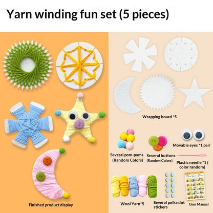 Kids Yarn Wrapping DIY Craft Kit