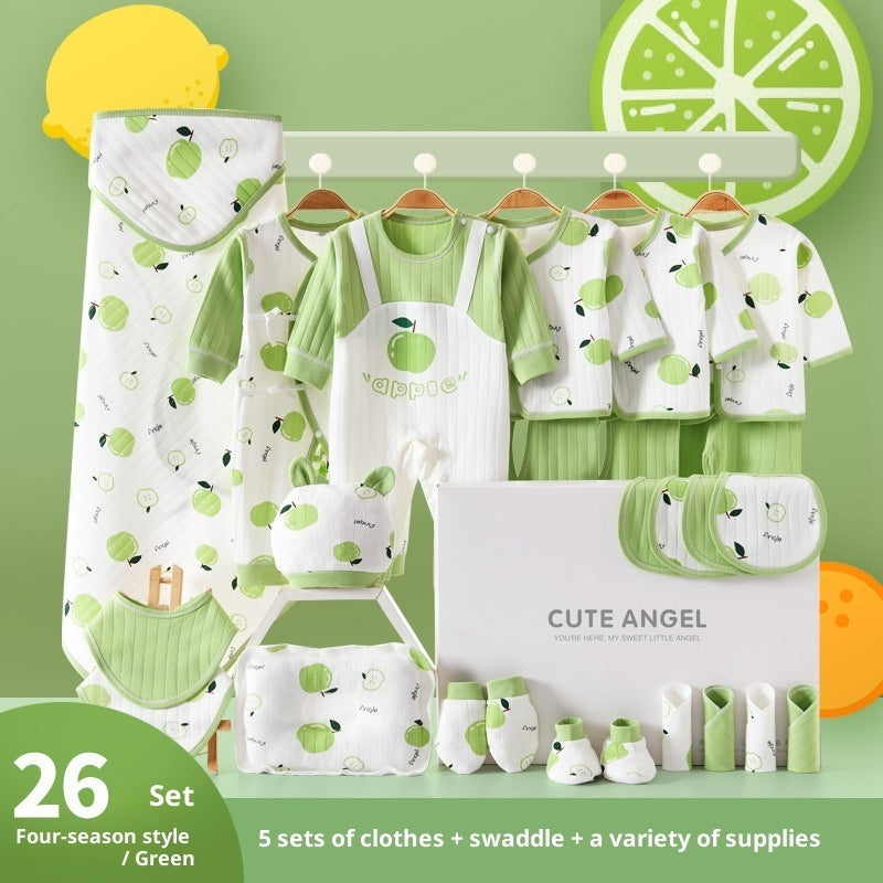 Clothes For Babies Pure Cotton Gift Set New