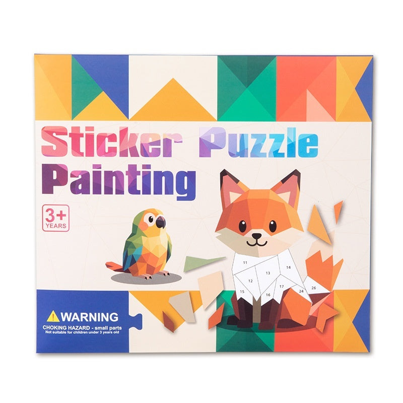 3D Geometric Sticker Craft Kit for Kids