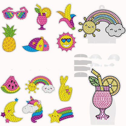 Diamond Painting Notepaper Laser Children's Stickers