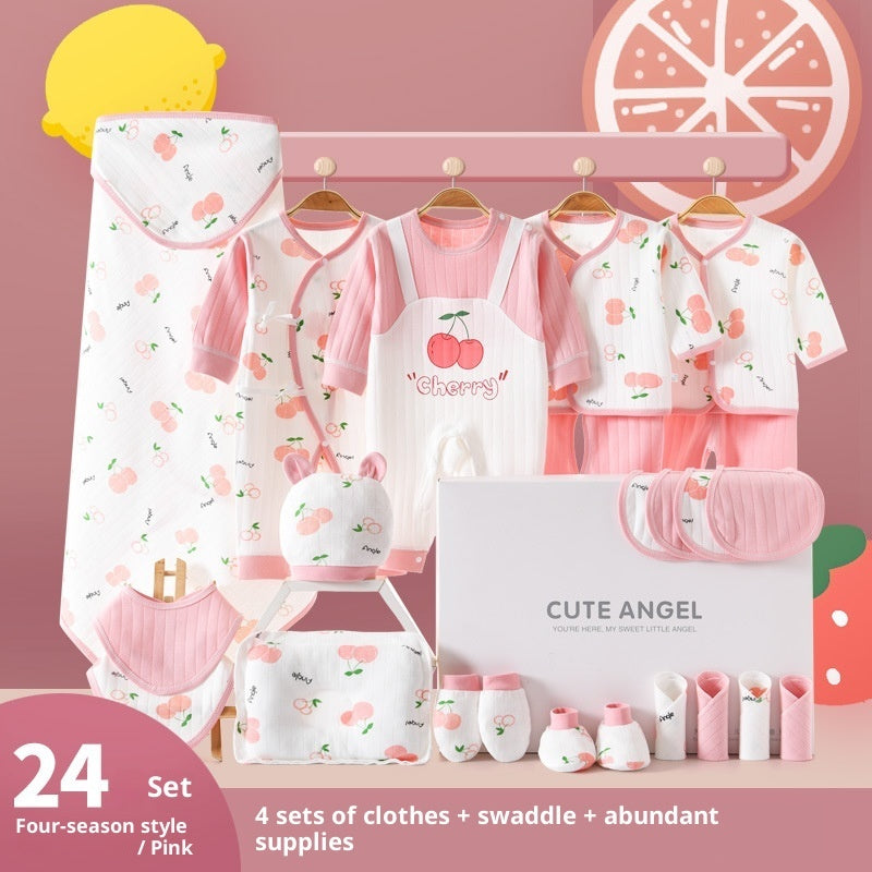 Clothes For Babies Pure Cotton Gift Set New
