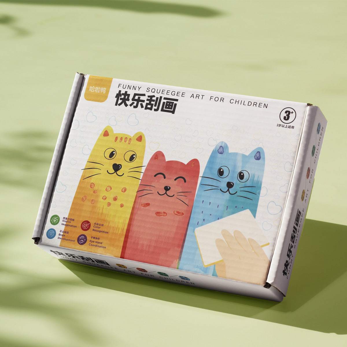 Children's Happy Scratch Painting Graffiti Painting Kit Washed Baby Handmade Diy