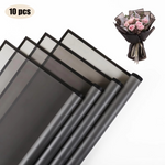 Flower Wrapping Paper Gold Edge Bouquet