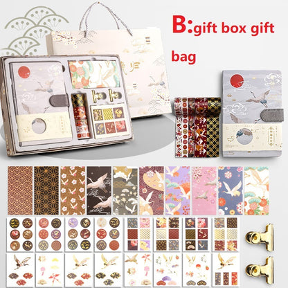 Antique-Style Hand Ledger Stationery Gift Set – Vintage Writing Gift Box