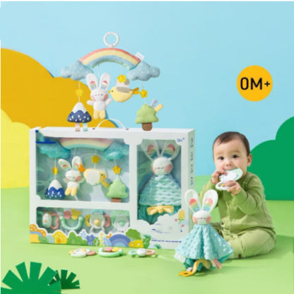 Newborn Soothing Rattle Teether Baby Early Educational Toy Gift