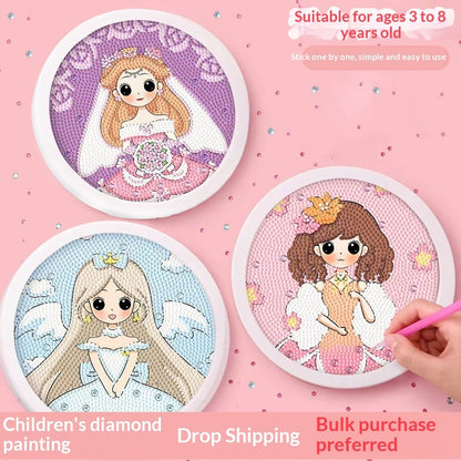 Kids DIY Princess Diamond Art Frame Set