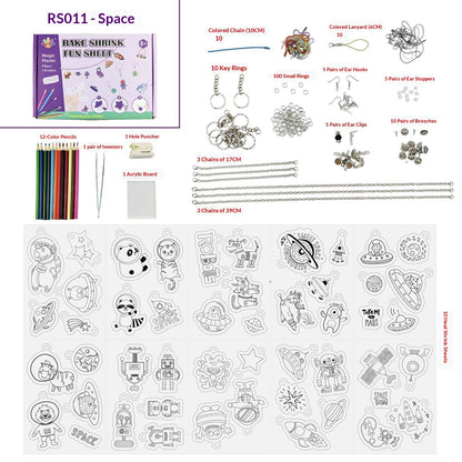 Children’s Shrink Film Art Craft Set