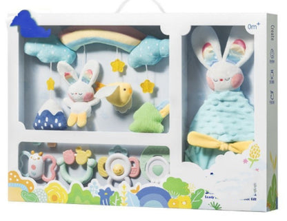 Newborn Soothing Rattle Teether Baby Early Educational Toy Gift