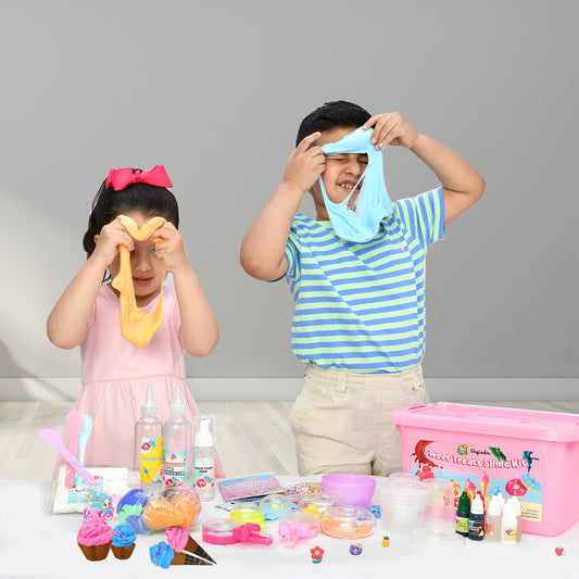 Girl Bubble Glue Crystal Mud Play Set