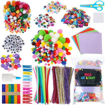 Children’s Educational DIY Handmade Art Kit – 1200pcs Craft Set