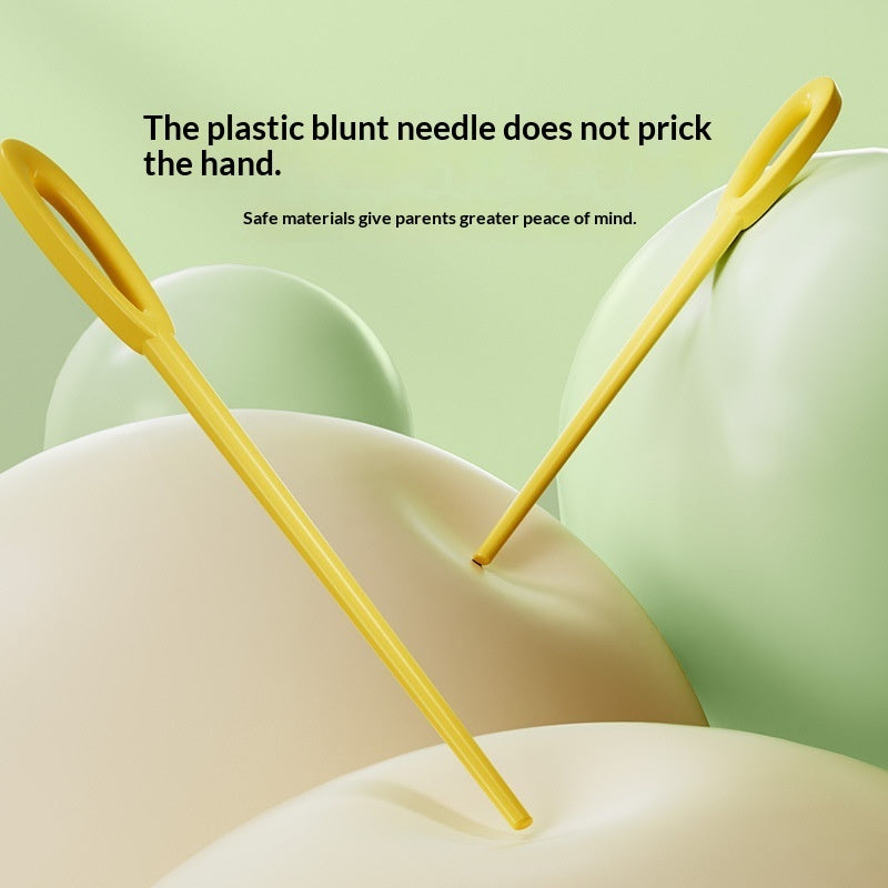 Cute Animal Kids' Hand-Embroidery Art Kit