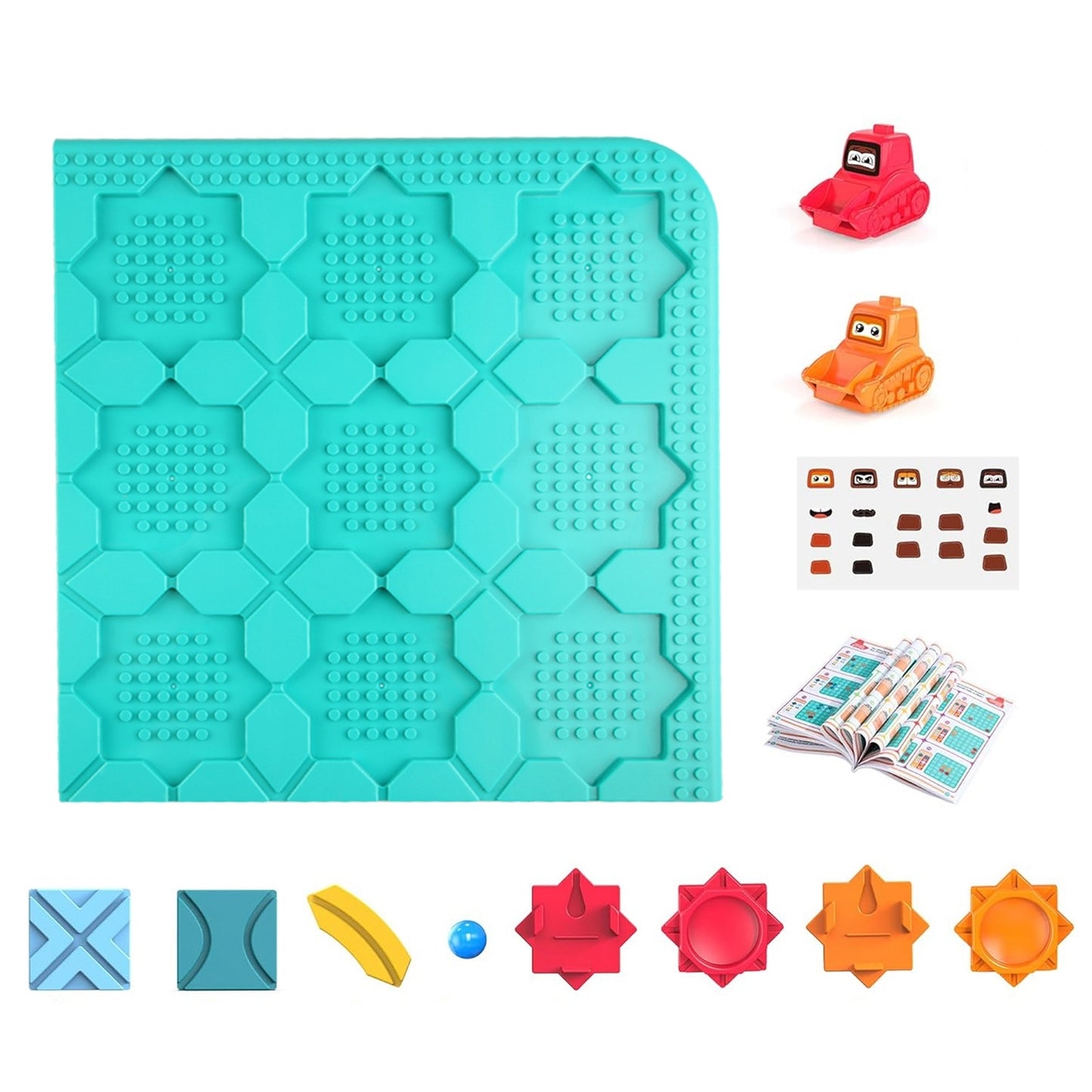 Kids Logical Road Builder Puzzle Montessori STEM Learning Toy for Ages 3–8