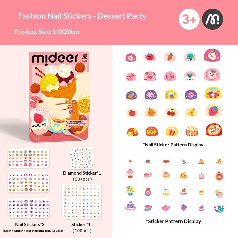 Princess and Garden Elf Fantasy Tattoo Nail Art Full Set