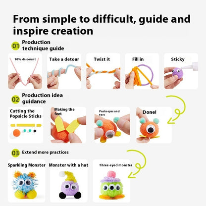 Twisted Stick Bouquet DIY Handmade Craft Kit