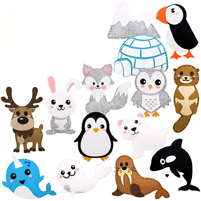 Kids’ DIY Felt Sewing Craft Educational Kit