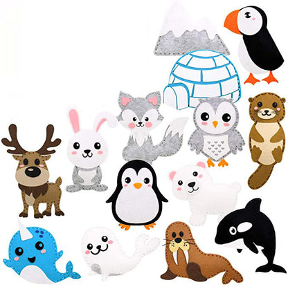 Kids’ DIY Felt Sewing Craft Educational Kit