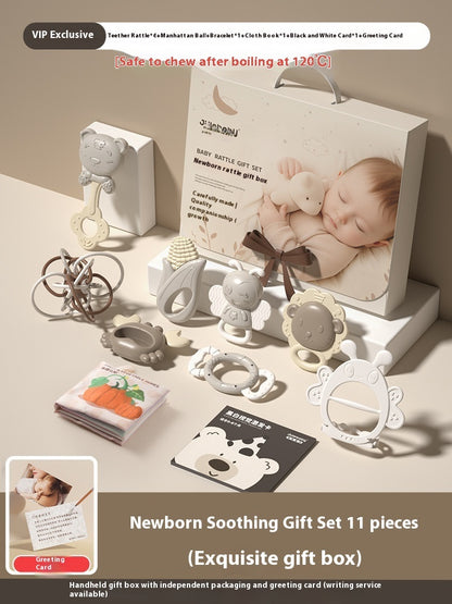 Newborn Baby Gift Box Supplies Early Education Set for 0–6 Months