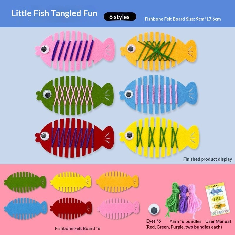 Kids Yarn Wrapping DIY Craft Kit