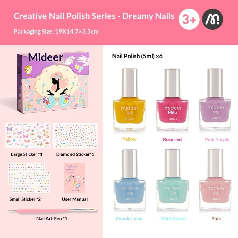 Princess and Garden Elf Fantasy Tattoo Nail Art Full Set