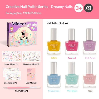 Princess and Garden Elf Fantasy Tattoo Nail Art Full Set