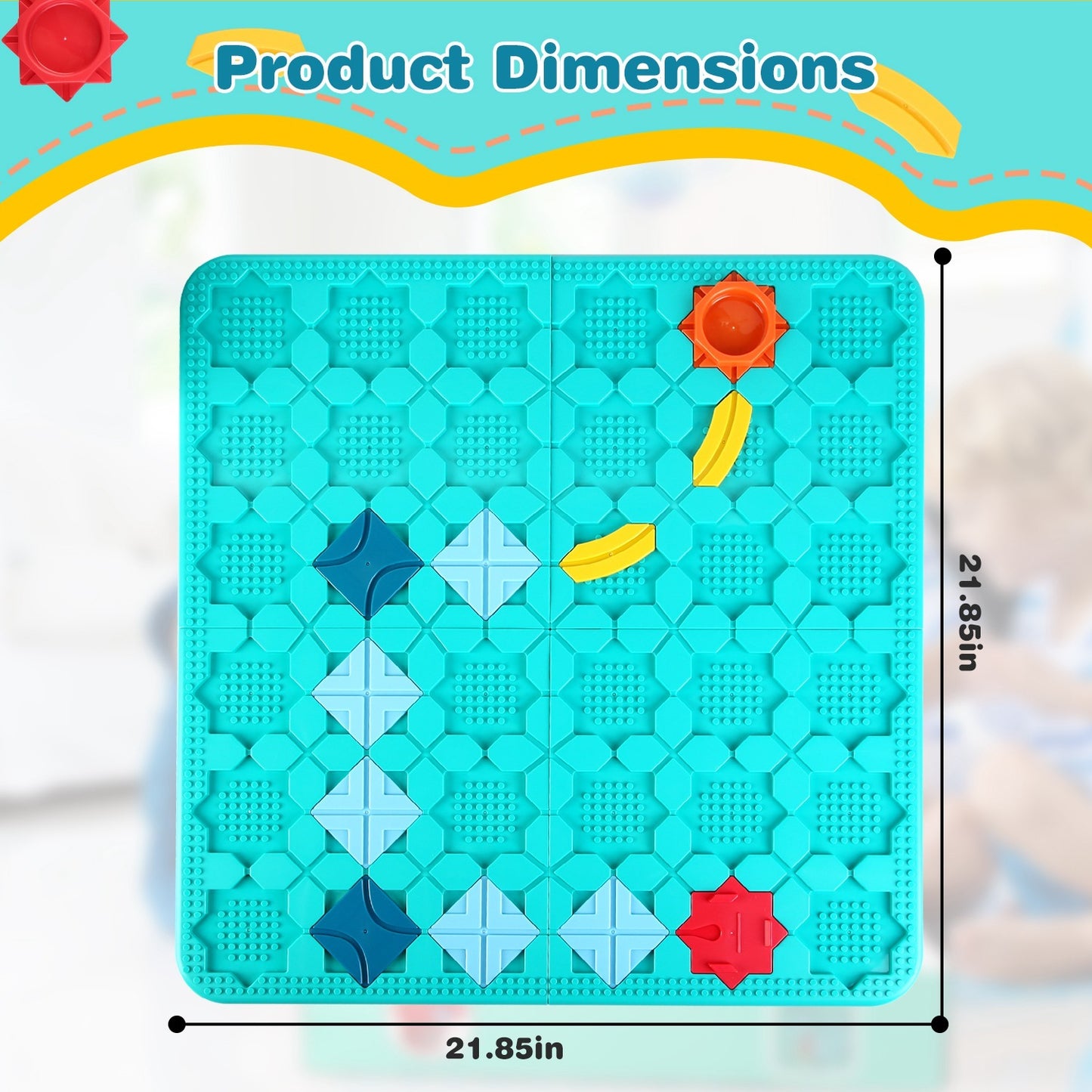 Kids Logical Road Builder Puzzle Montessori STEM Learning Toy for Ages 3–8