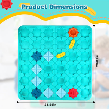 Kids Logical Road Builder Puzzle Montessori STEM Learning Toy for Ages 3–8