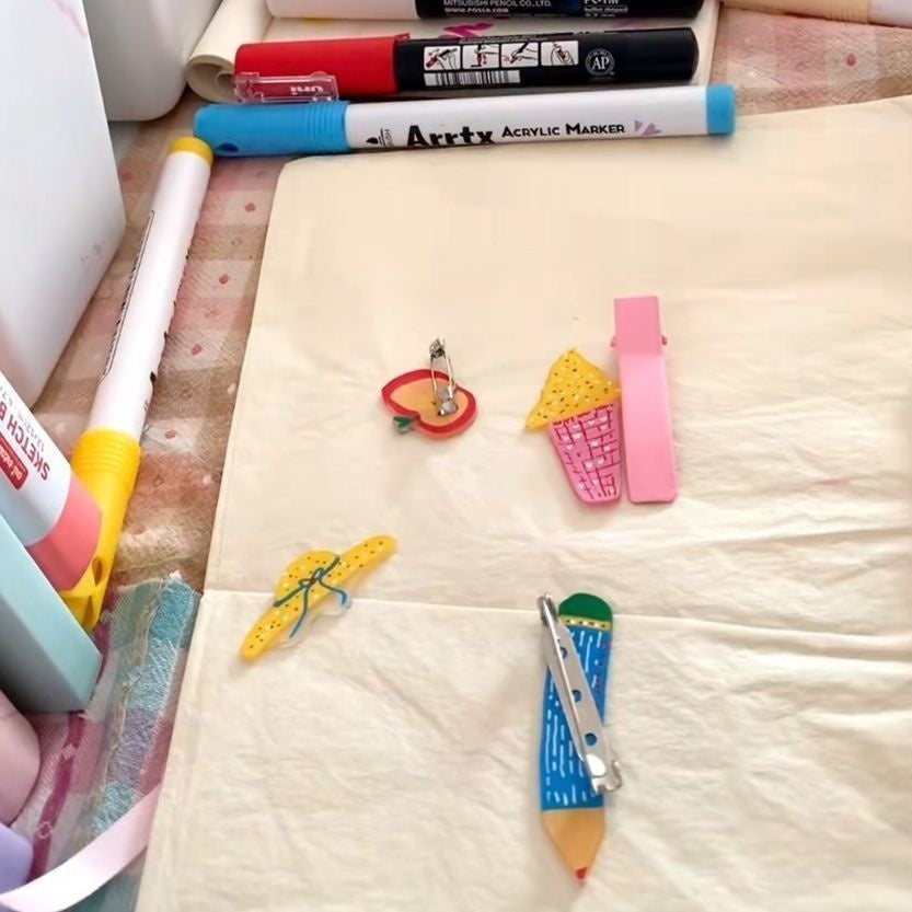 DIY Heat-Shrink Plastic Craft Material Set