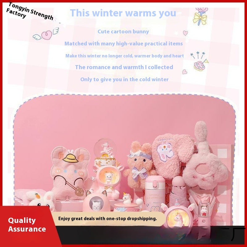 Christmas Winter Gift Box for Girls-Practical Warm Set for Students