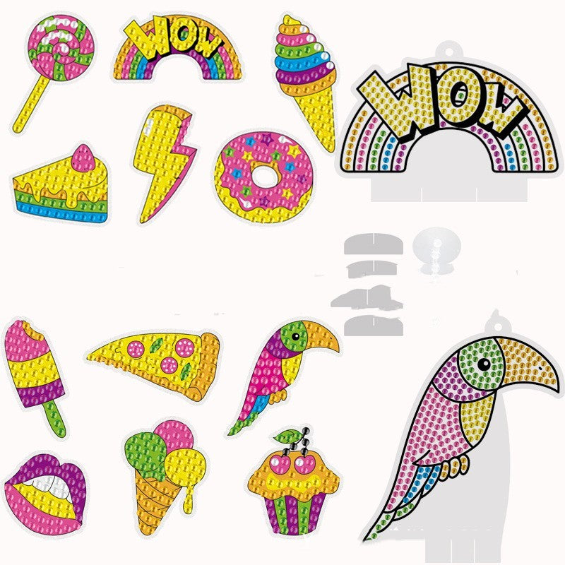 Diamond Painting Notepaper Laser Children's Stickers