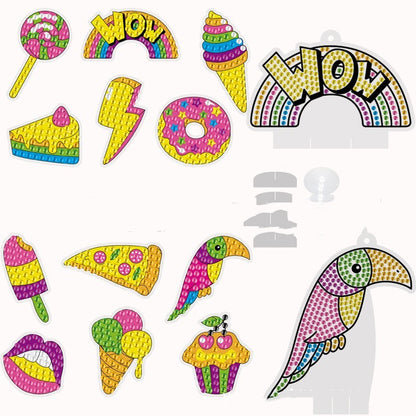 Diamond Painting Notepaper Laser Children's Stickers