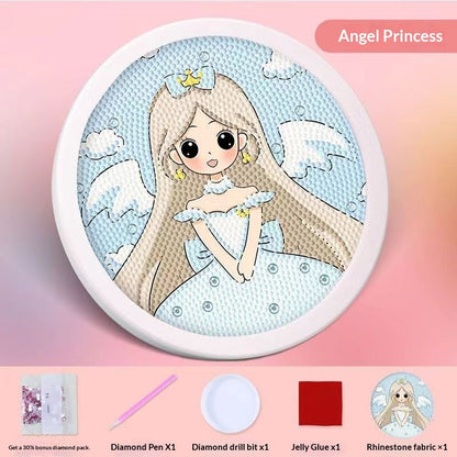 Kids DIY Princess Diamond Art Frame Set