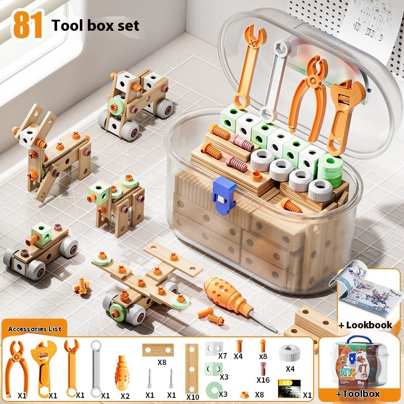 Children's Screw Toy Assembly And Disassembly Educational Concentration Boy