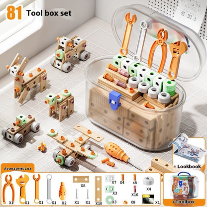 Children's Screw Toy Assembly And Disassembly Educational Concentration Boy