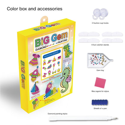 Diamond Painting Notepaper Laser Children's Stickers