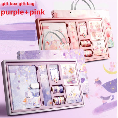 Antique-Style Hand Ledger Stationery Gift Set – Vintage Writing Gift Box