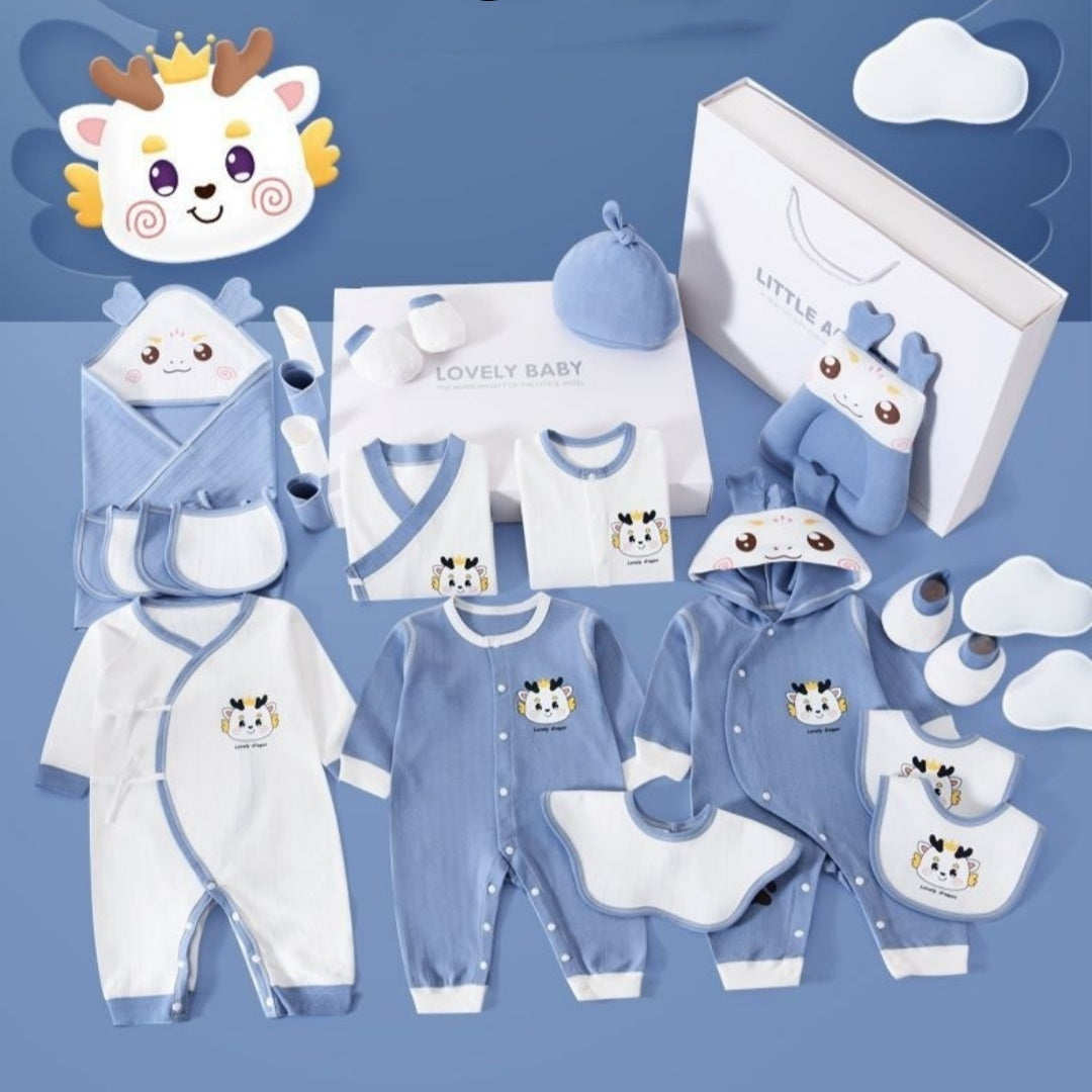 Pure Cotton Baby Clothes Gift Set Soft and Breathable Newborn Outfit Bundle