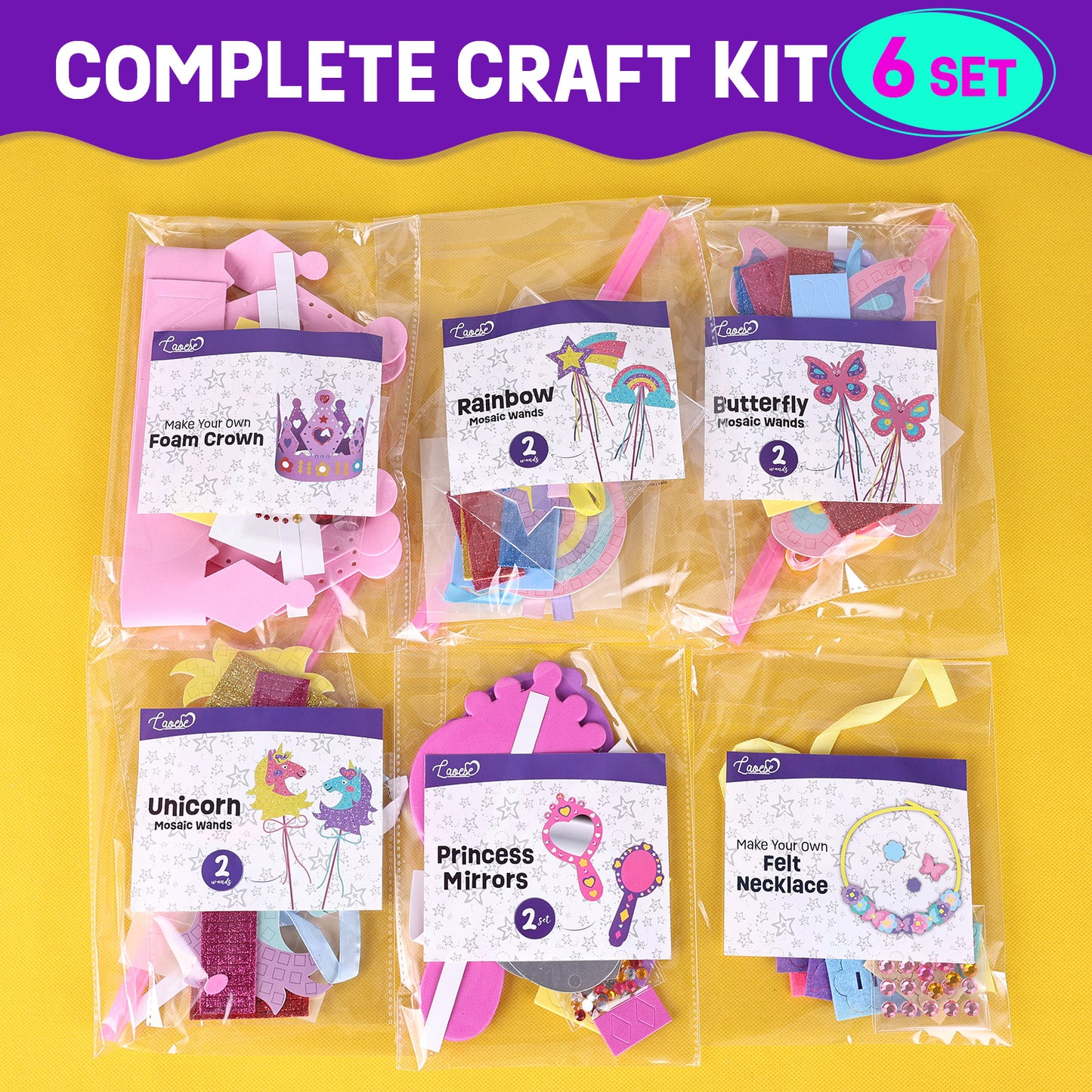 DIY Crown and Mirror Costume Craft Set