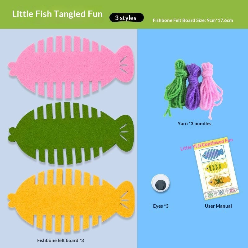 Kids Yarn Wrapping DIY Craft Kit