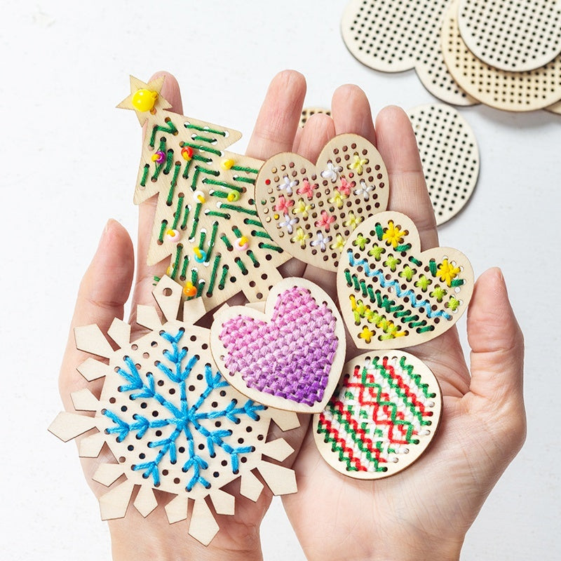 Safety Needle Embroidery DIY Craft Kit Set