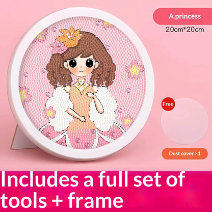 Kids DIY Princess Diamond Art Frame Set