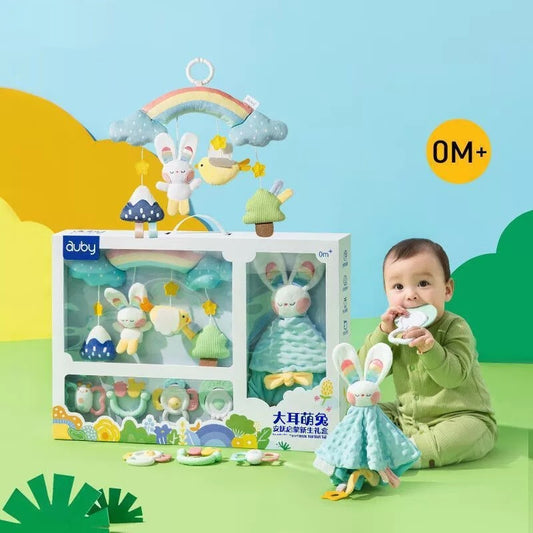 Newborn Soothing Rattle Teether Baby Early Educational Toy Gift