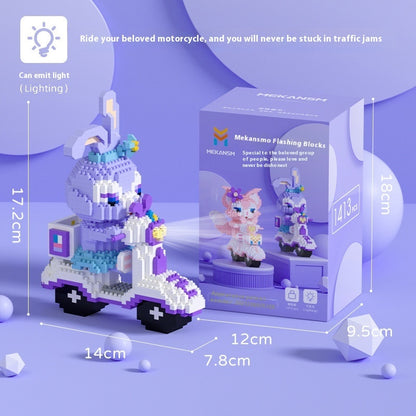 Compatible With Cartoon Doll Micro Particle Building Blocks