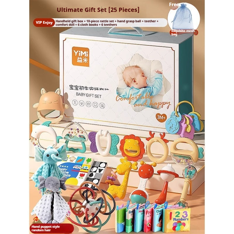 Baby Hand Cranked Bell Toy Newborn Meeting Gift Box Birthday Gift