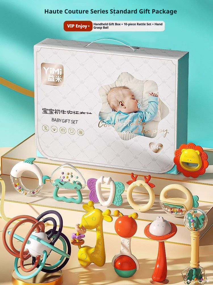 Baby Hand Cranked Bell Toy Newborn Meeting Gift Box Birthday Gift