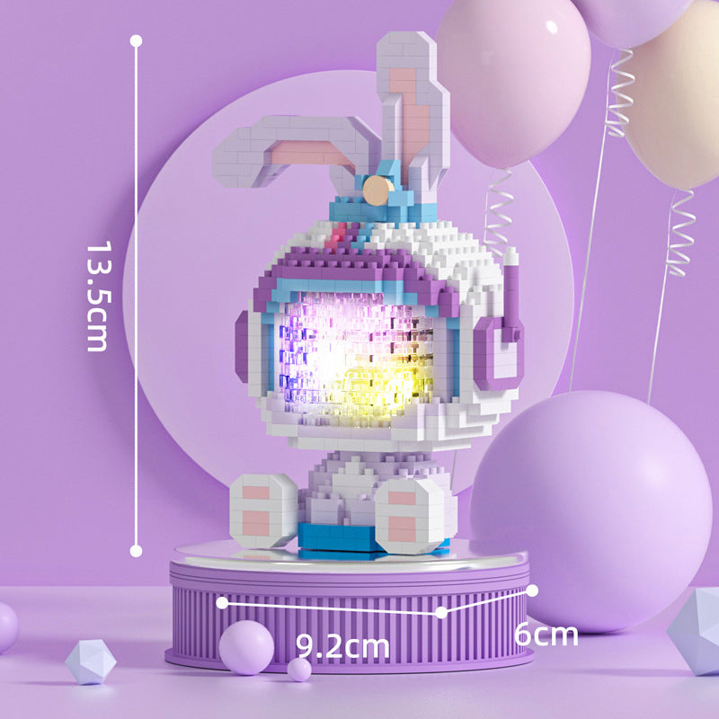 Compatible With Cartoon Doll Micro Particle Building Blocks