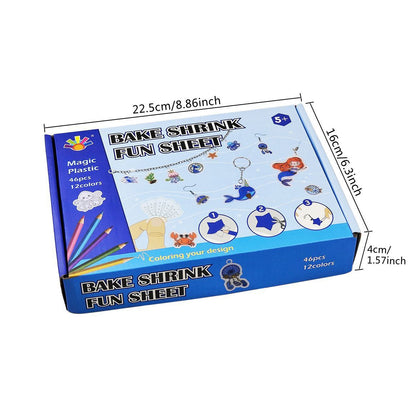 Children’s Shrink Film Art Craft Set