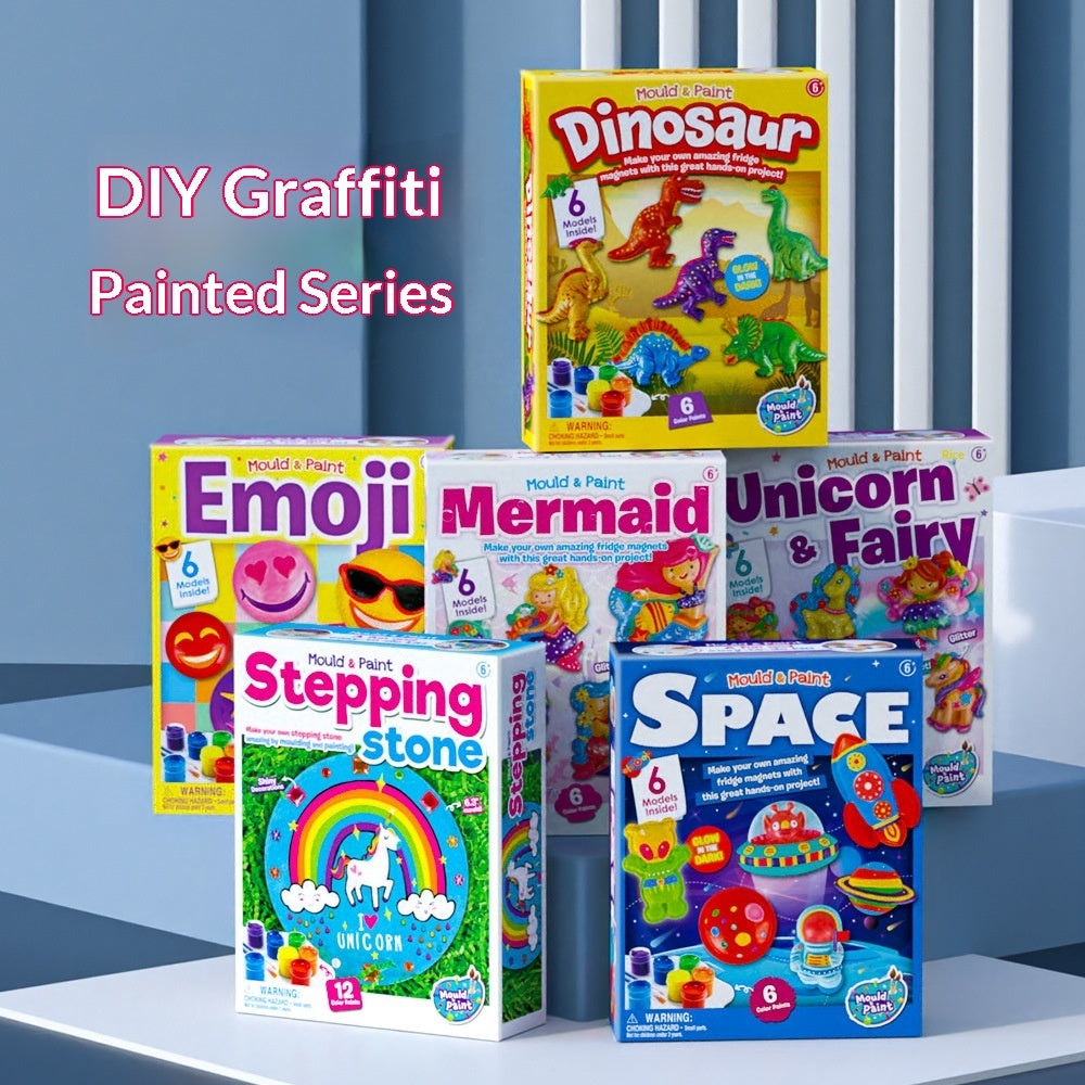 DIY Plaster Painting and Doodling Kit for Kids